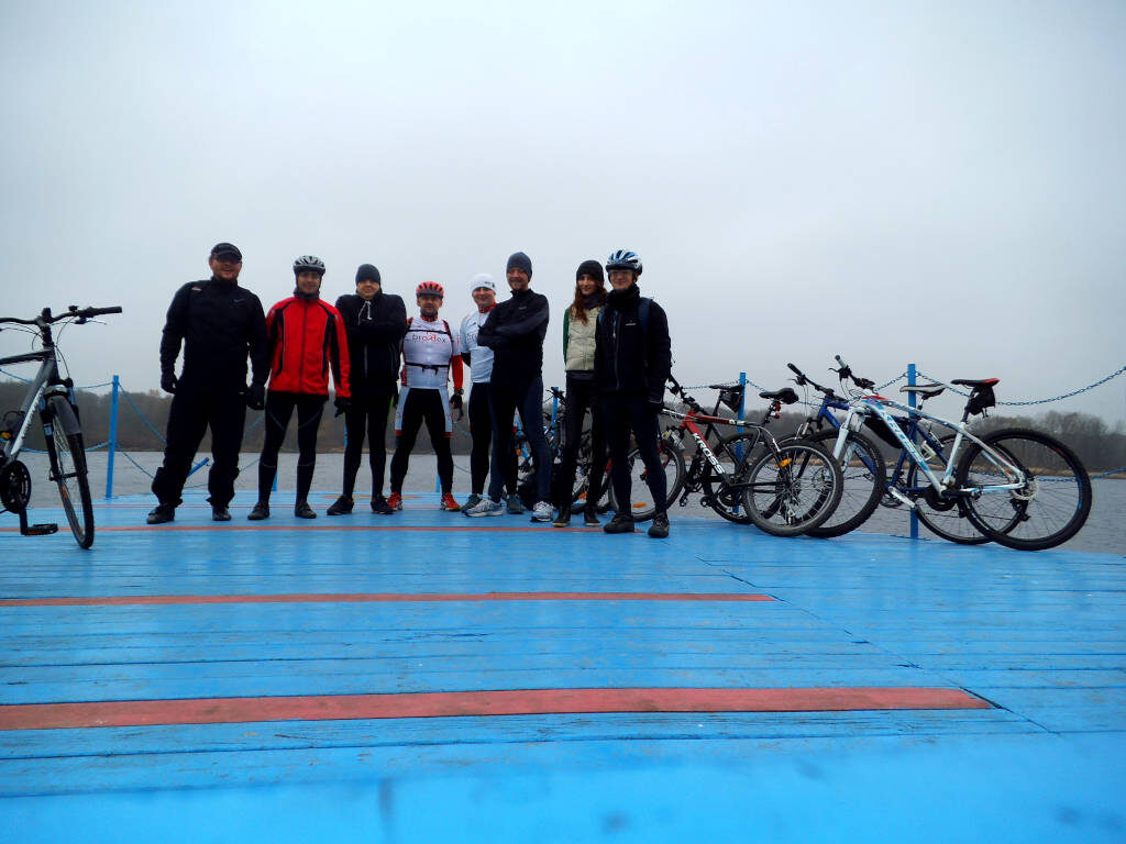 Wycieczka rowerowa z morsowaniem