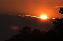 Wschód słońca w okolicach Ustki